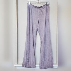 Hanro Light Heather Taupe Wide Leg Lounge Pants.  Size Medium